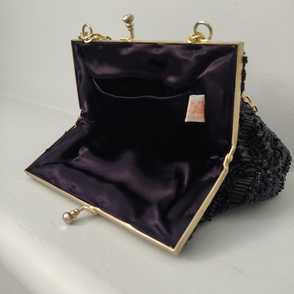 Vintage Art Deco Clutch Purse Wristlet-FREE Ship! - Picture 6 of 13